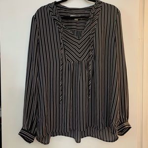 Vertical Striped Loft Blouse